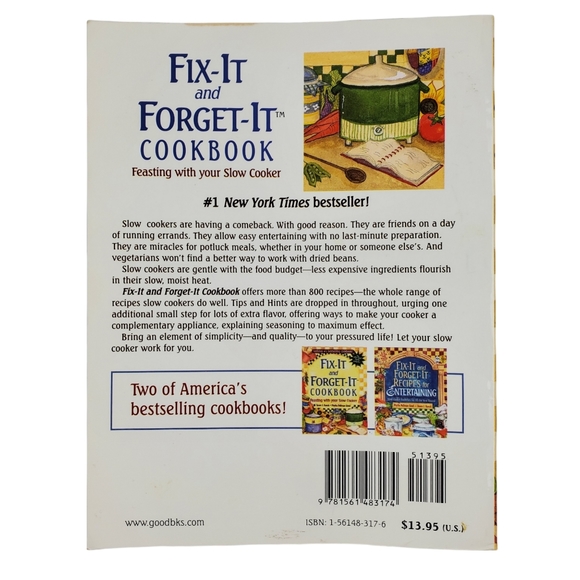 Fix It and Forget It vintage Cookbook 2000 - Picture 2 of 4